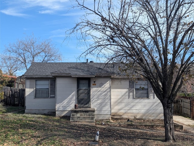 view of front of home