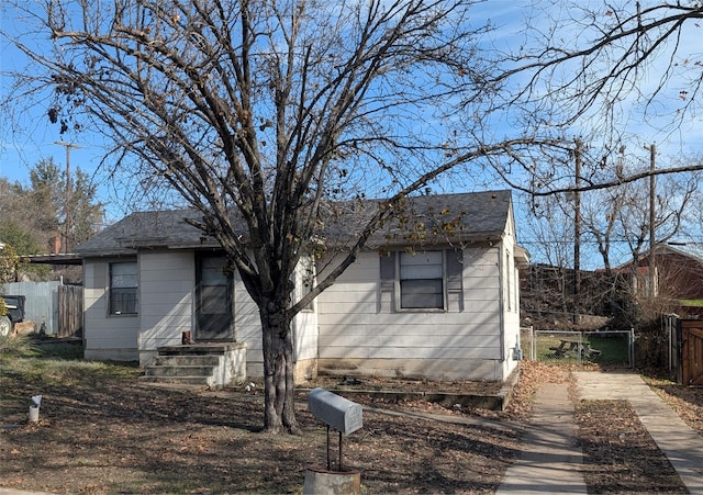 view of bungalow-style home