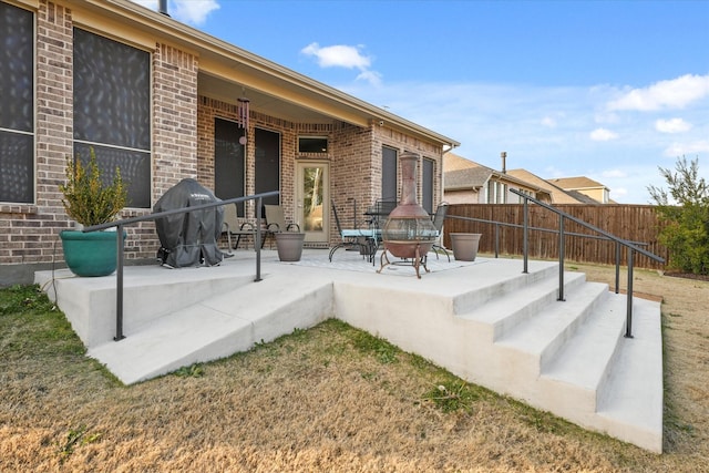 view of patio