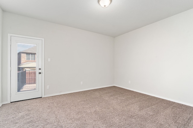 empty room with carpet floors