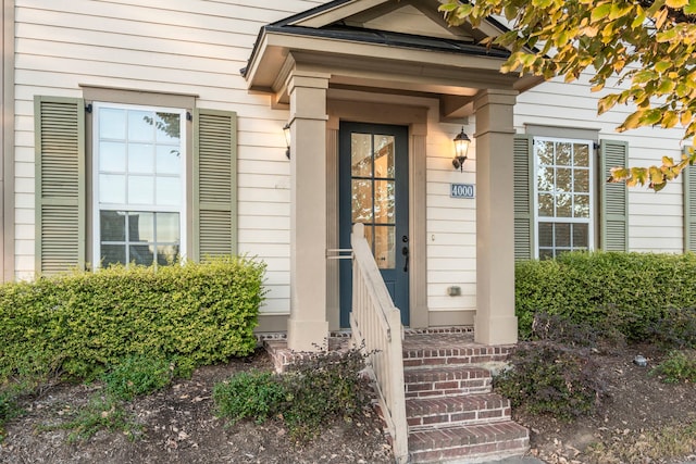 view of property entrance