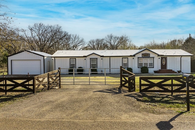 view of stable