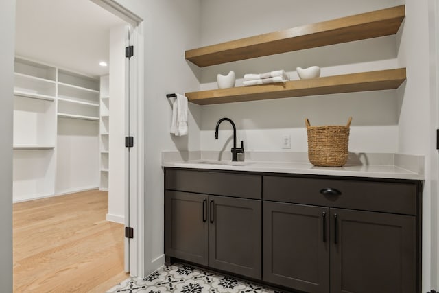 stairs with hardwood / wood-style flooring