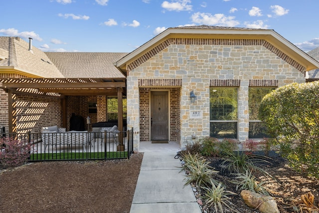 view of front of home