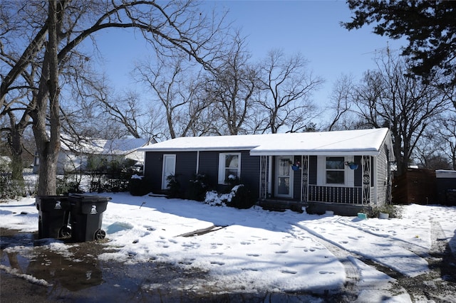 view of front of home