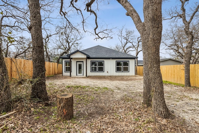 view of rear view of property