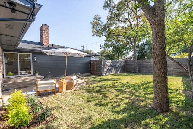 10414 Robindale Dr, Dallas, TX 75238 - view of yard with fence private yard