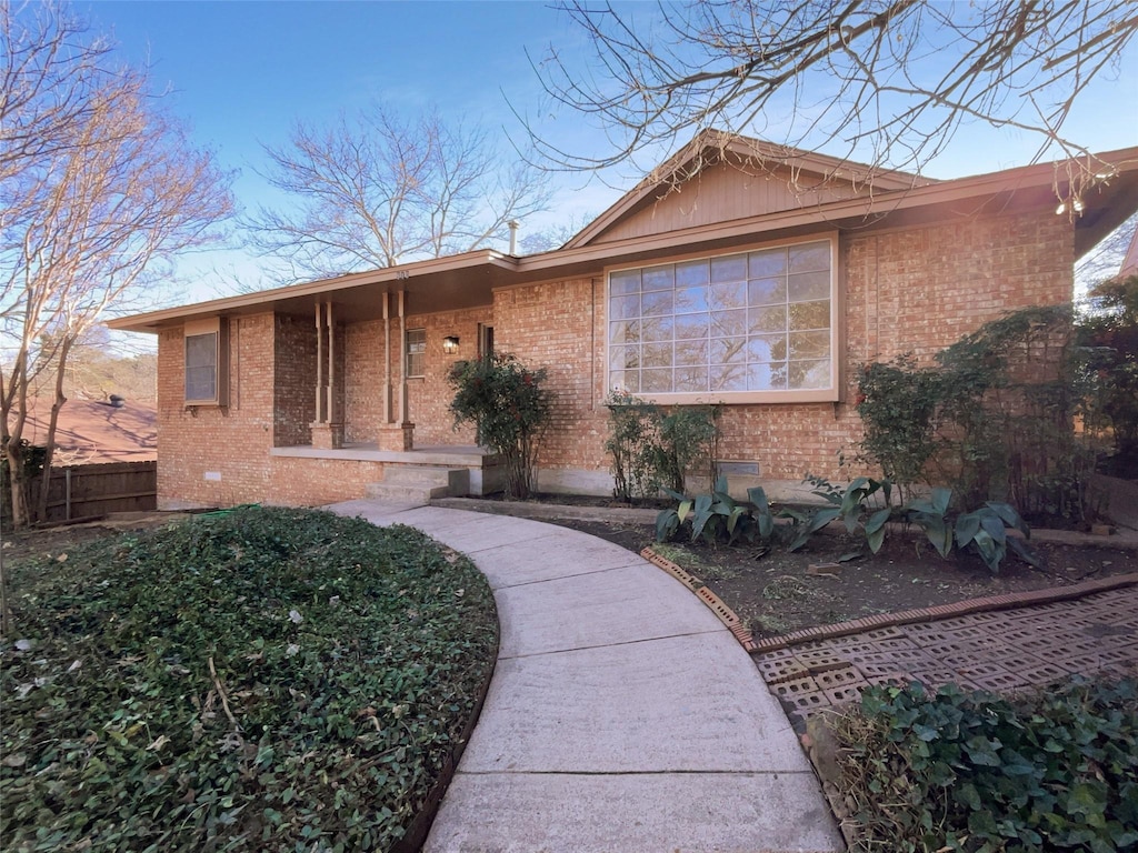 view of ranch-style home