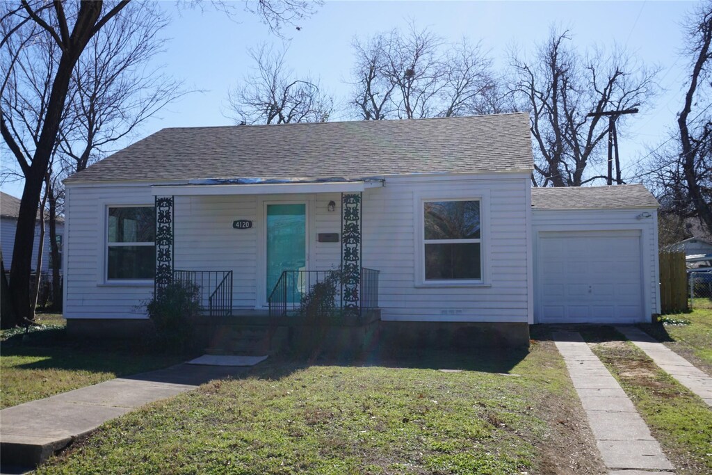 view of bungalow