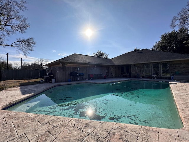 view of pool