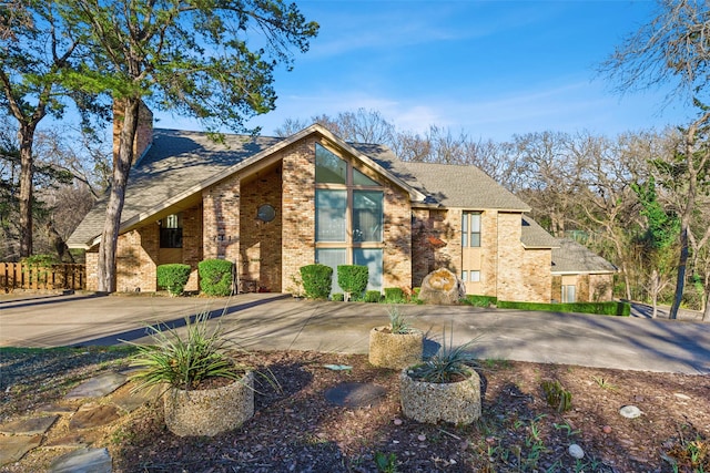 view of front of home