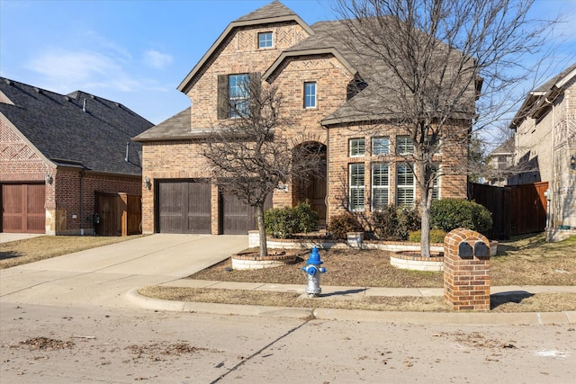 front of property featuring a garage