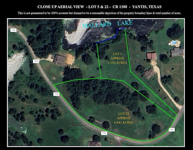 TBD County Road 1300, Yantis TX, 75497 land for sale