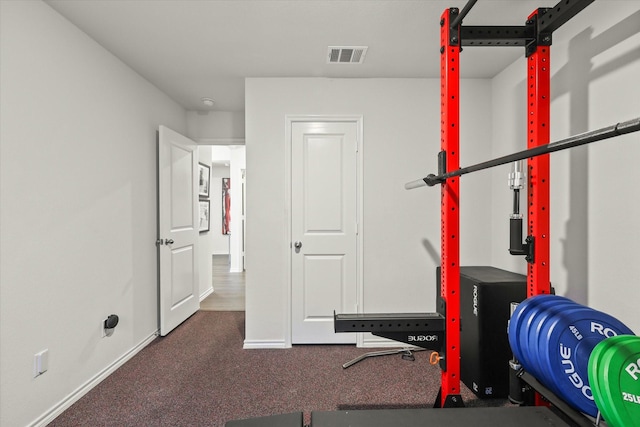 view of exercise room