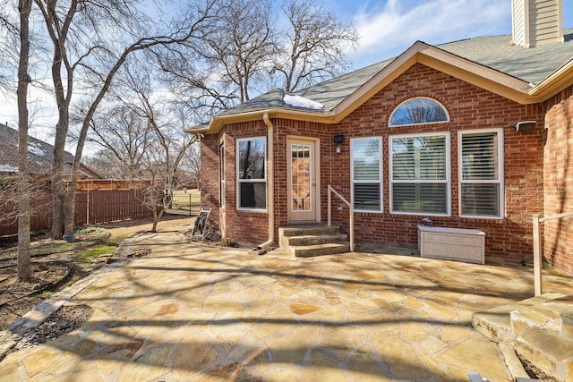 exterior space featuring a patio