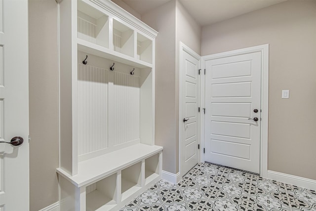 view of mudroom