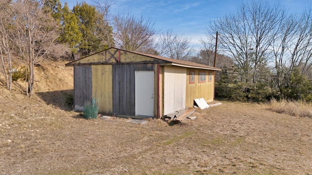 view of outbuilding