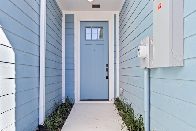 view of entrance to property