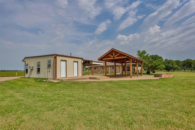368 Hawkins Rd, Whitesboro, TX 76273 - view of home's community with a yard and an outbuilding