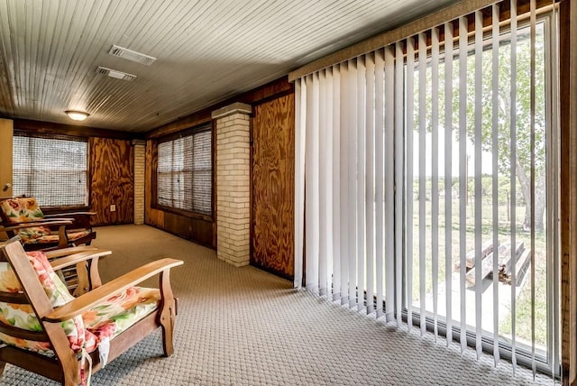 sunroom / solarium with a wealth of natural light