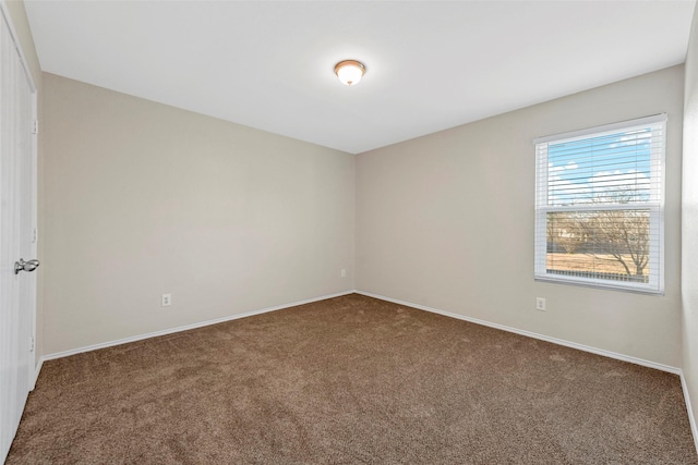 empty room featuring carpet floors