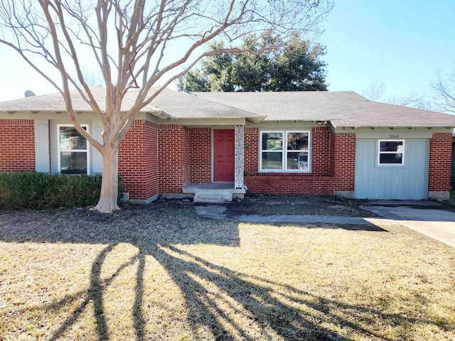 view of ranch-style home