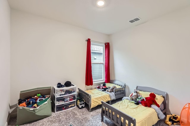 bedroom featuring carpet flooring