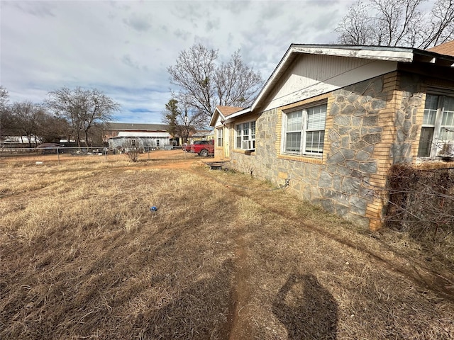 view of side of property