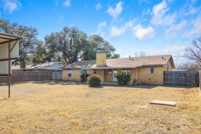 view of rear view of property