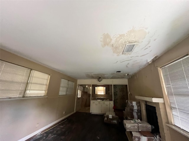 view of unfurnished living room