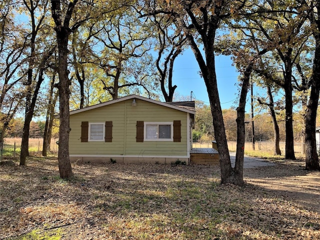 view of property exterior