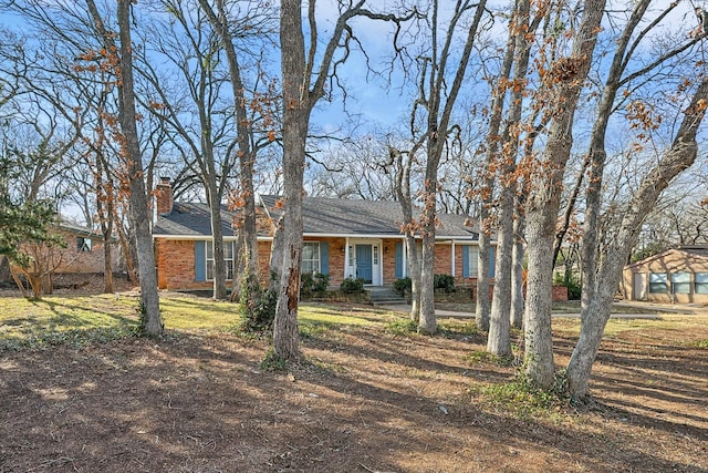 view of ranch-style home