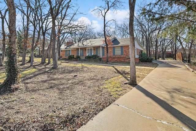 view of ranch-style home