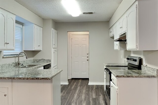 spare room featuring carpet floors, a textured ceiling, and ceiling fan