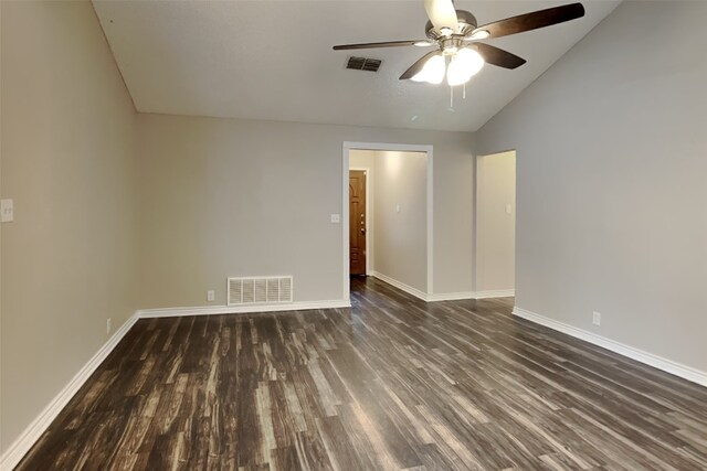 empty room with ceiling fan, carpet, and a textured ceiling