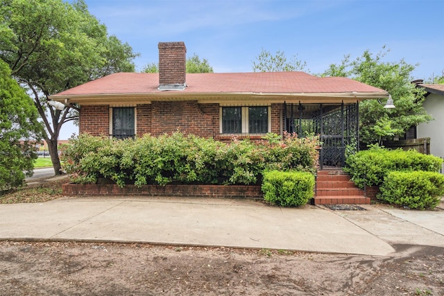 view of front of home