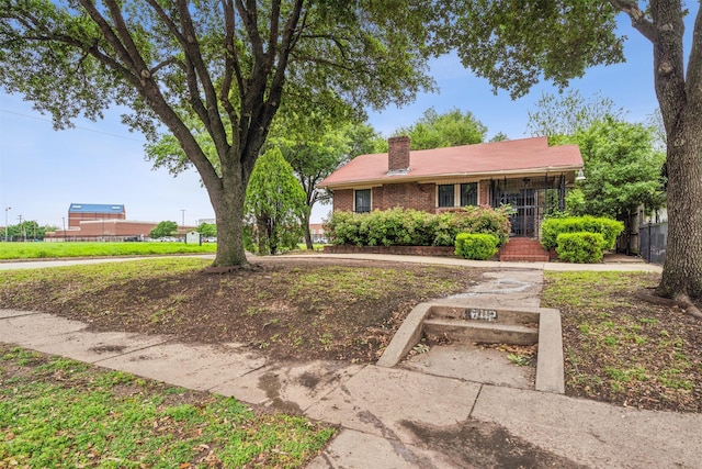 view of ranch-style home