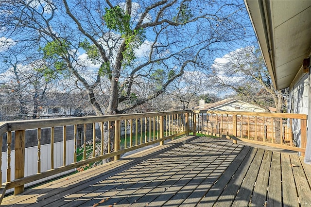 view of deck