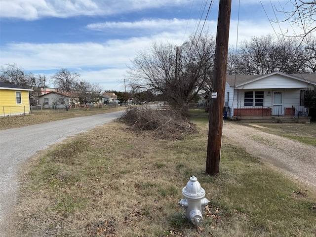 view of road