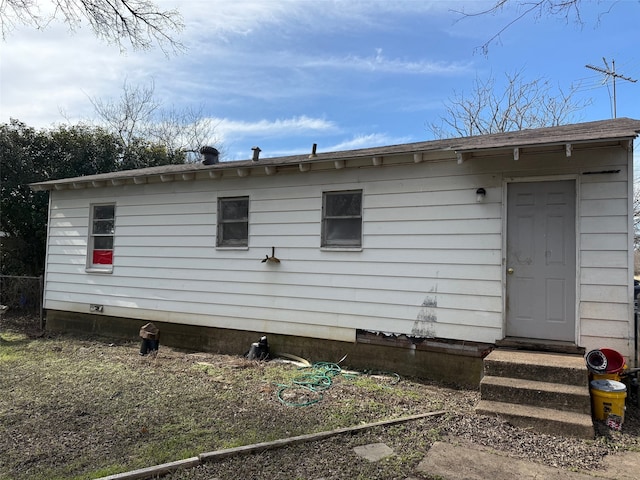 view of rear view of house