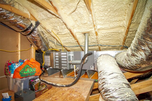 4201 Linda Ln, Shreveport, LA 71107 - view of unfinished attic
