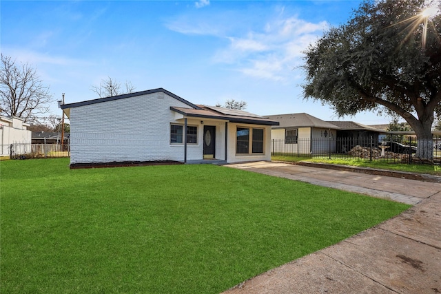 3832 Stateoak Dr, Dallas, TX 75241 - view of front of property with driveway and brick siding