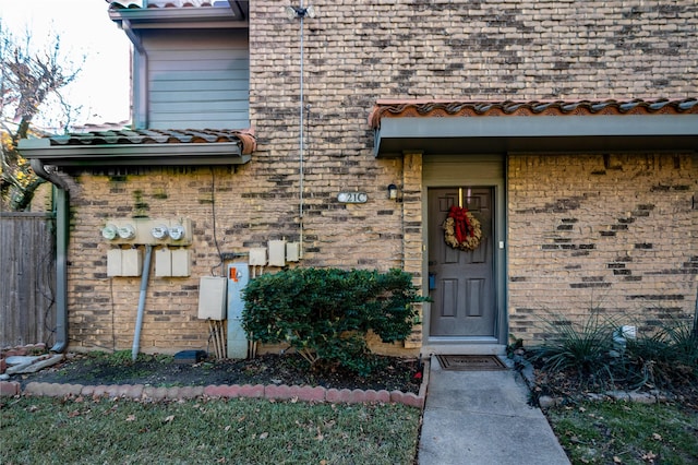 view of property entrance