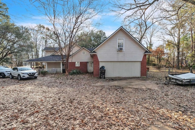 view of side of property