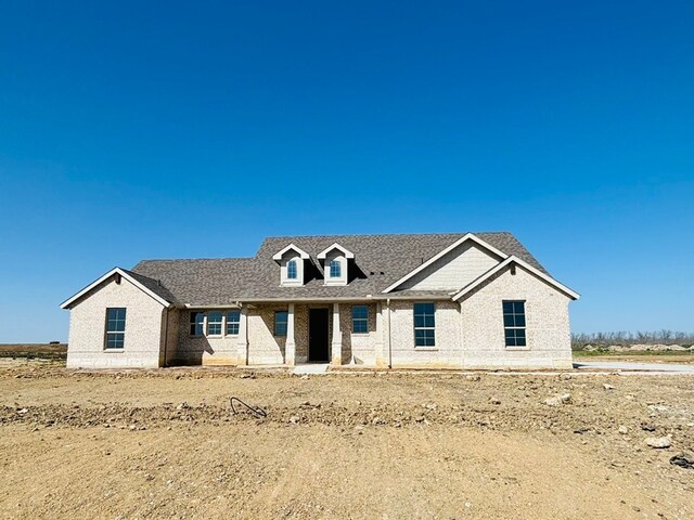 view of unfinished property