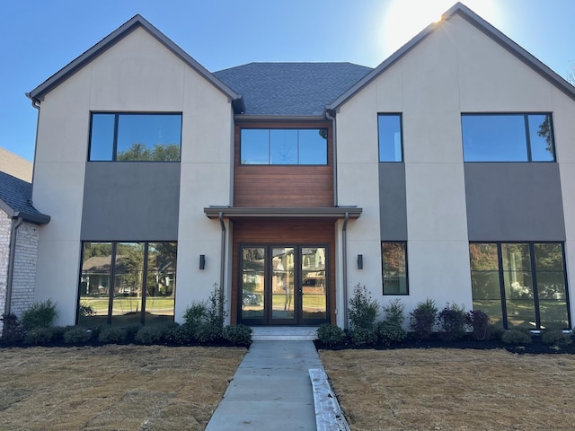 view of front of house with french doors