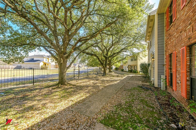 view of yard