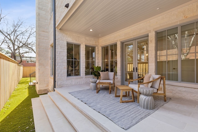 view of patio