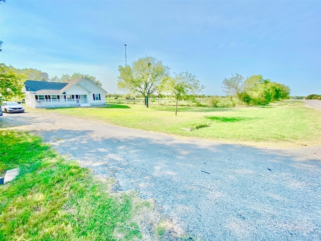 view of road