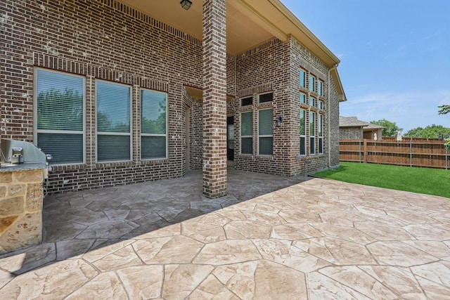 1776 Halifax St, Roanoke, TX 76262 - view of patio with grilling area